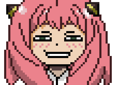 Herme Roxa on X: My friend said dont need a reason to draw anya i agree  32x32 canvas #pixel #pixelart #SPYxFamily #AnyaForger   / X