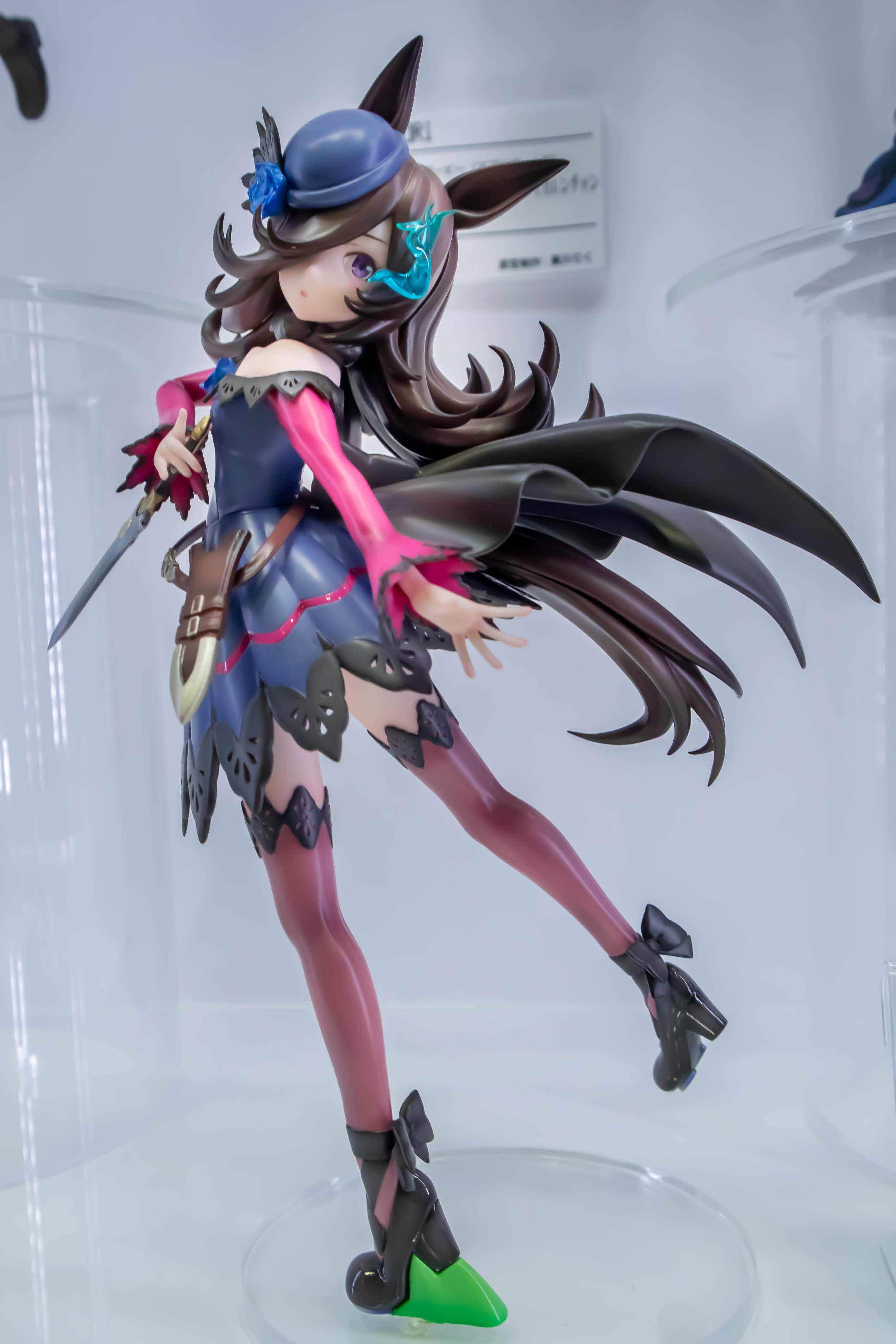 ライスシャワー　ガレージキット　アヤドリ技研 祝福の御名、蒼き薔薇 ライスシャワー ガレージキット アヤドリ技研 ウマ娘