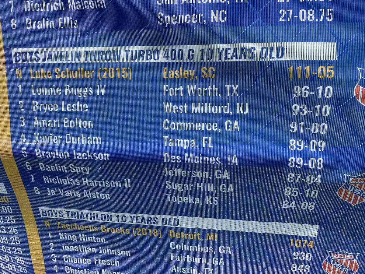 Bleslie_22's tweet photo. Bryce made the All-American wall for javelin last year! Not doing Javelin this year but fingers crossed for the Pentathlon, high jump or the 4x800. @jr_highlander #wmpride
#westmilford https://t.co/neNT4SAK8g