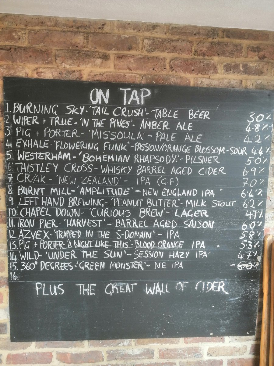 Beers on tap for Saturday 30th July <a href="/PantilesTap/">The Pantiles Tap</a>