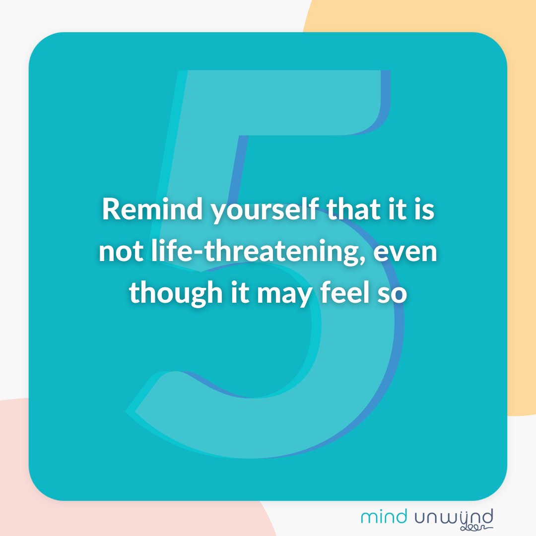MUnwynd's tweet photo. Things to remember during a #panicattack!

#mentalhealth #panicattacks #mentalhealthawareness #panic #anxiety #anxietyattack #mentalhealthsupport #mentalwellbeing #mentalwellness #therapy #anxietyrelief #mentalhealthtips #panicattackhelp #anxietysupport #mindunwynd https://t.co/hXGRQRaThB