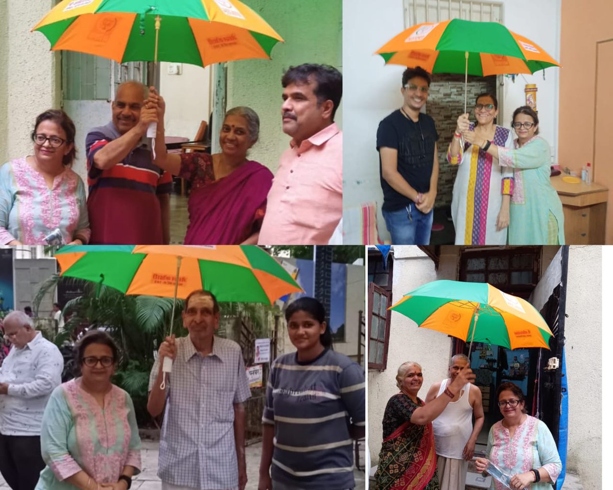 jesalkotharibjp's tweet photo. Day 8
दिनांक ३० जुलाई २०२२ रोजी विशेषत: ज्येष्ठ नागरिकांसाठी मोफत घरोघरी छत्री वाटप कार्यक्रम.
Dated 30 July 2022 , Free Door to door umbrella distribution programme especially for senior citizens. 

#Ward183 #BJP4MCGM
#Matunga https://t.co/7RMceC5264