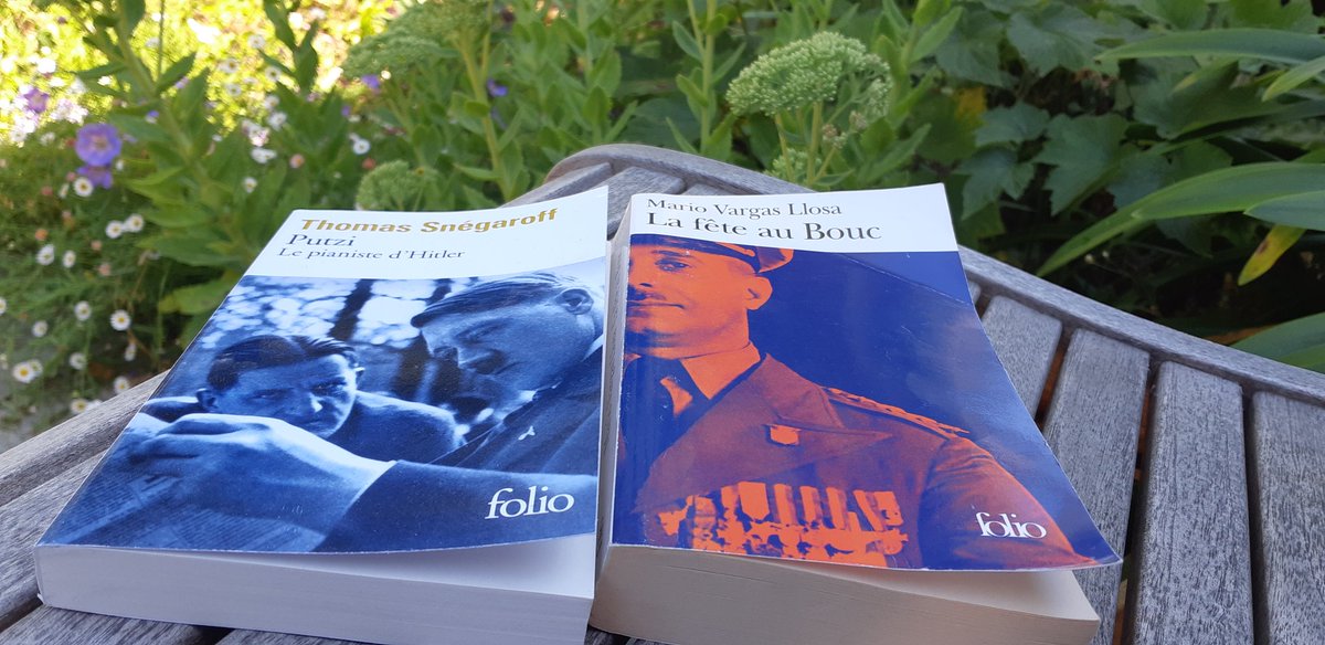 cyberguerre's tweet photo. Finir un juillet caniculaire avec deux personnages glaçants: le pianiste d'Hitler #Putzi brillamment dépeint par @thomassnegaroff, qui fait penser au portrait de Kersten, kiné de Himmler par J.Kessel.
Et le #Trujillo de #VargasLlosa
Les deux chez @Gallimard
@editionsfolio https://t.co/7AQcz05w21