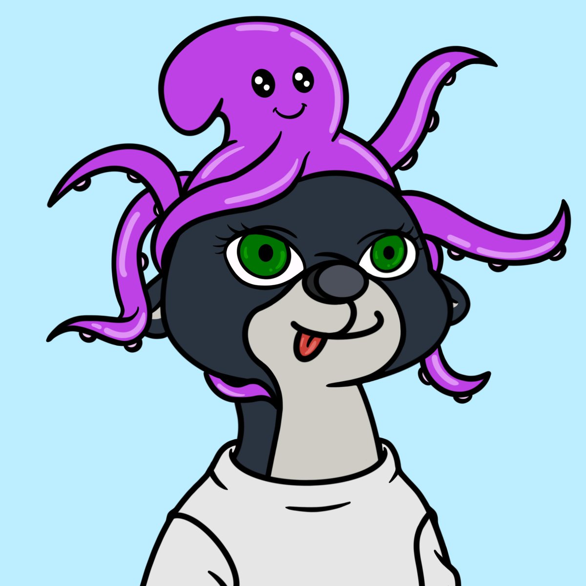 #NewProfilePic 
<a href="/FunkyOtters/">Funky Otters 🦦</a> Baby Otter #5609 
Thank You @lebonk_eth 😚🥰💜!!!