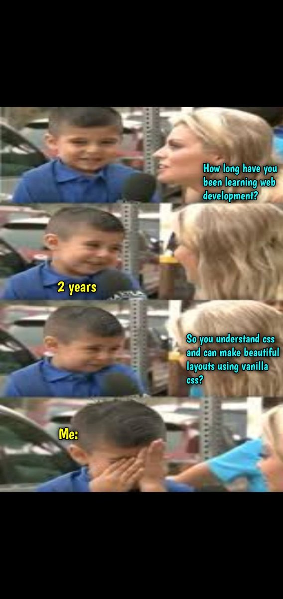 6ciner6arius6's tweet image. I thought a 10 minute video would be enough teach me #CSS.

#webdev #vanillacss