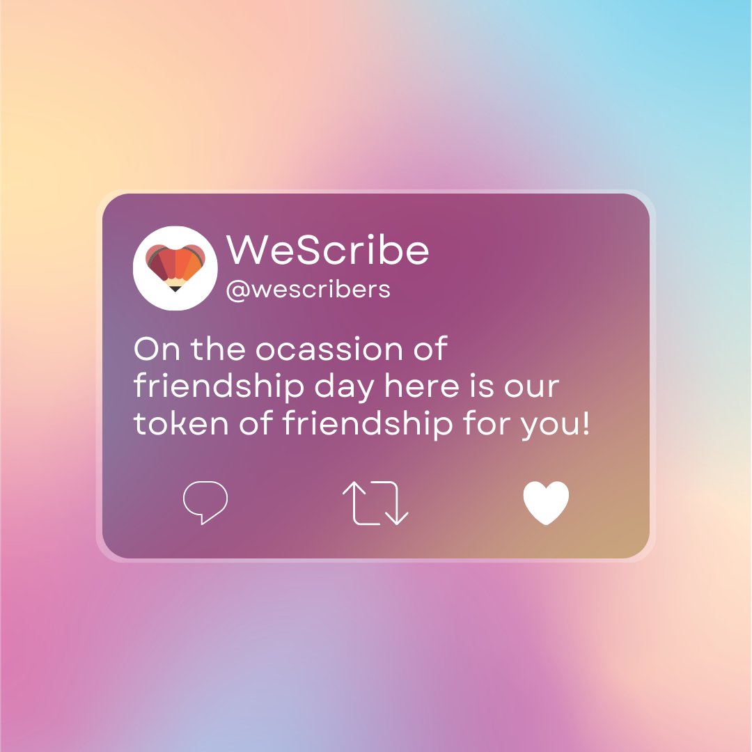 WeScribers's tweet photo. Its #shamelesspromotionsaturday and we're inviting #YOU to join in by tagging all your friends!💫Top 5 Max tags + retweeting &amp; spreading the word = Golden opportunity in our next #anthology series
#writerslift #writingcommunity #FriendshipDay #TweetOfTheDay #poetry https://t.co/JWmhbwjBo2