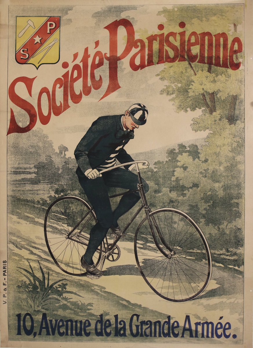 De especie motorizada a especie bicivilizada. Art: ‘Société Parisienne’ 1890. 🚲🚲👏🏽