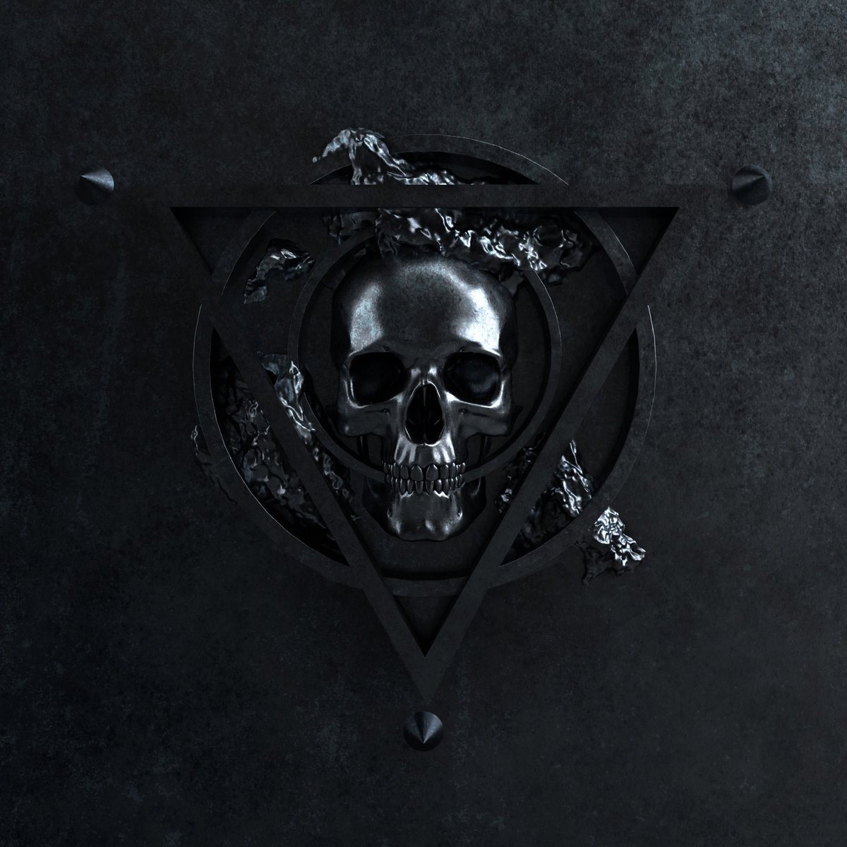 Dark Wall, new piece.
#digitalart #dark #skull #skullart #photoshop #3dart #nft #art