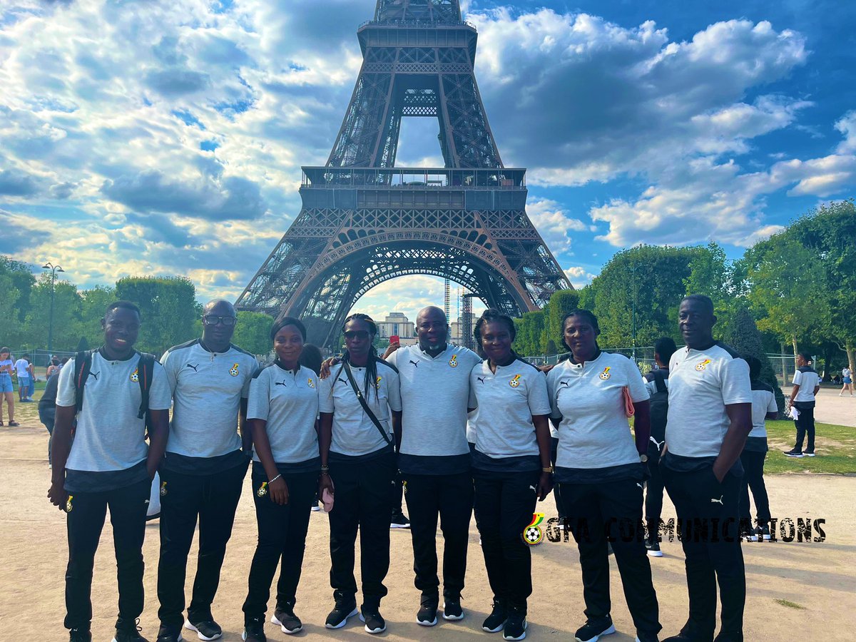 GhanaWNT's tweet photo. Were you even in PARIS if you don’t see the Eiffel Tower?? We took time to visit the beautiful city of Paris 🇫🇷🇫🇷🇫🇷

C’mmon #BlackPrincesses, #StrongerTogether 💪🏾

#ShineBlackPrincesses✨ #U20WWC
#BringBackTheLove 🥰 https://t.co/SIhpSCkf1y