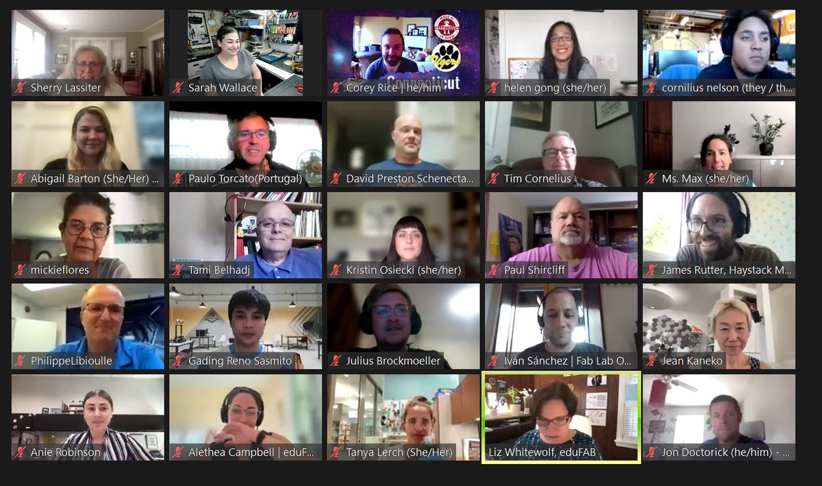 Thank you to everyone who joined us yesterday for our first EduFab Summer Summit, especially those who presented and volunteered.   Look out for a follow up email soon.  

#fablab #maker #maked #stem #steam #stemchat #edchat #teacherswhomake #pbl  #professionaldevelopment