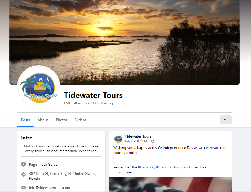 tidewatertours's tweet photo. **@PHOTOCONTEST**
📸 
Tomorrow, July 31st, is the last day to submit your photo for a chance to be our social media cover. Email your #Cedarkey photo with your permission to use to info@savvycarolinemedia.com.
🌊
#TidewaterTours #cedarkeyflorida #comeseeus #lovecedarkey https://t.co/9Ts9g2JBNz