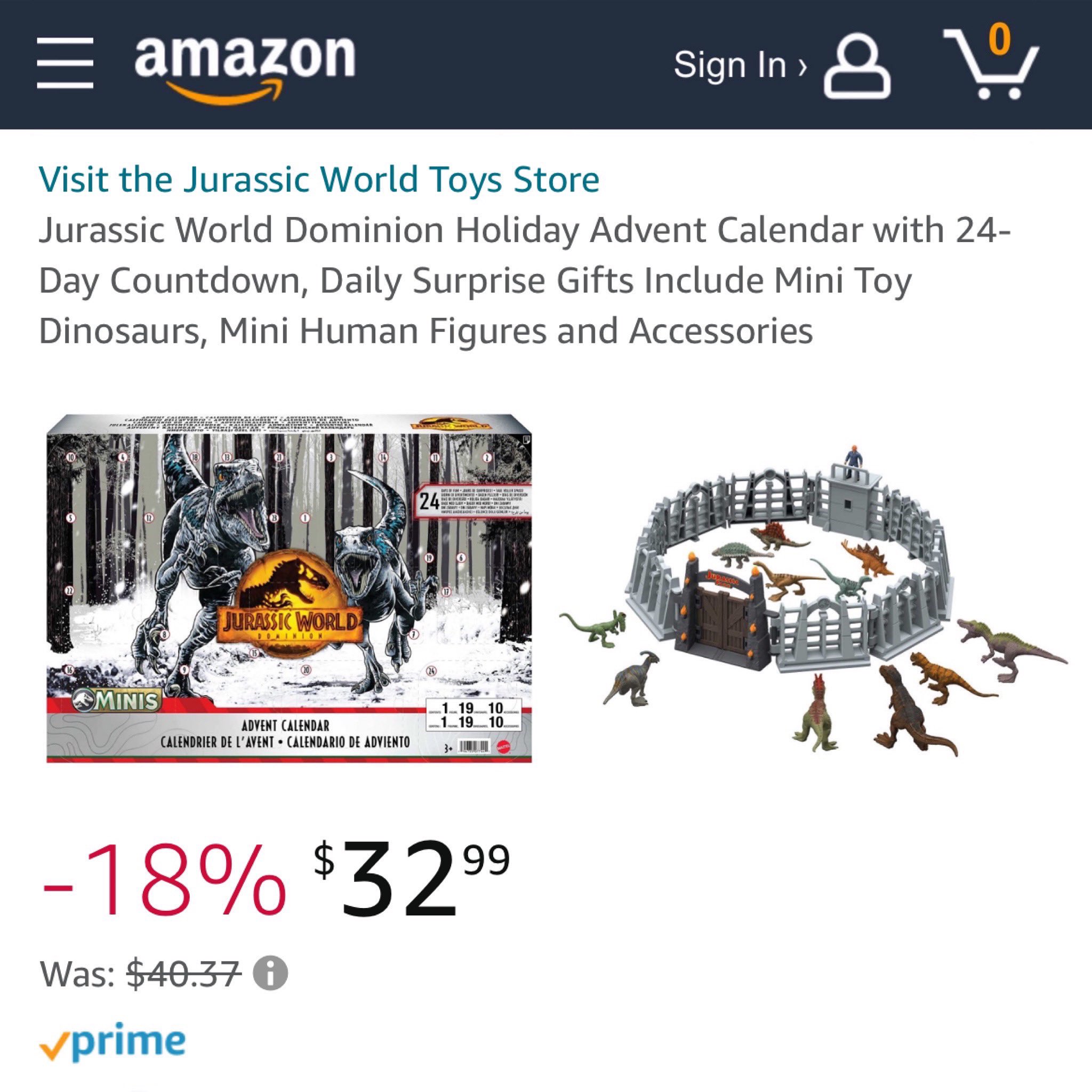Jurassic world advent calendar 2020 hot sale