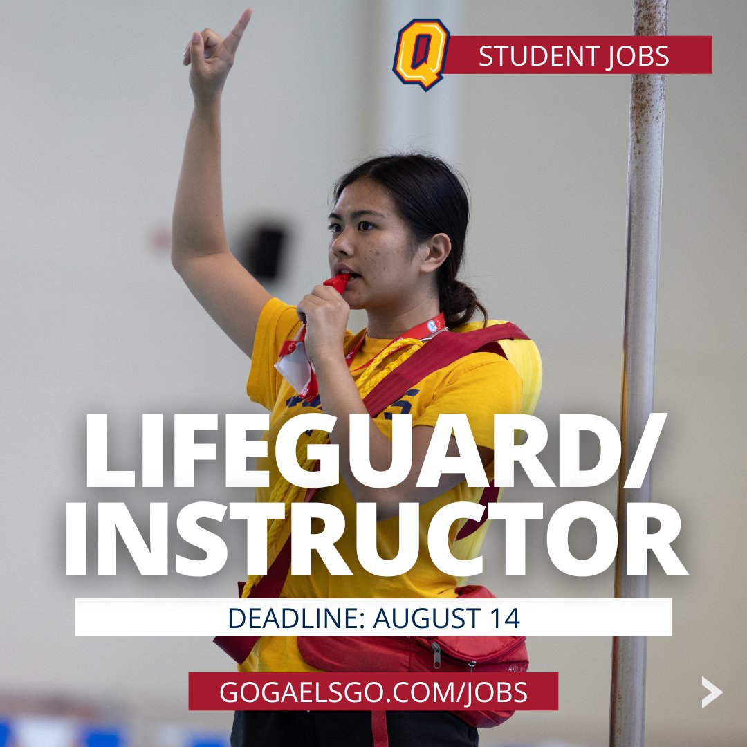 QueensARC's tweet photo. STUDENT JOBS 💼

As you gear up for return to campus, now is a great time to apply to our open positions at the ARC! Check them all out at https://t.co/pwOtU6EC0z.

#queensu | #queensarc | @queensucareers https://t.co/goAAhqrKwv