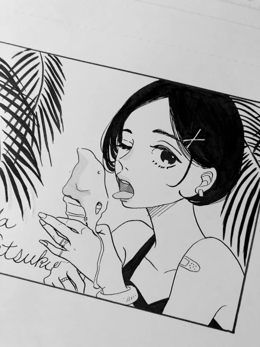 オラオラした絵を描くのは楽しい🙆‍♀️ 