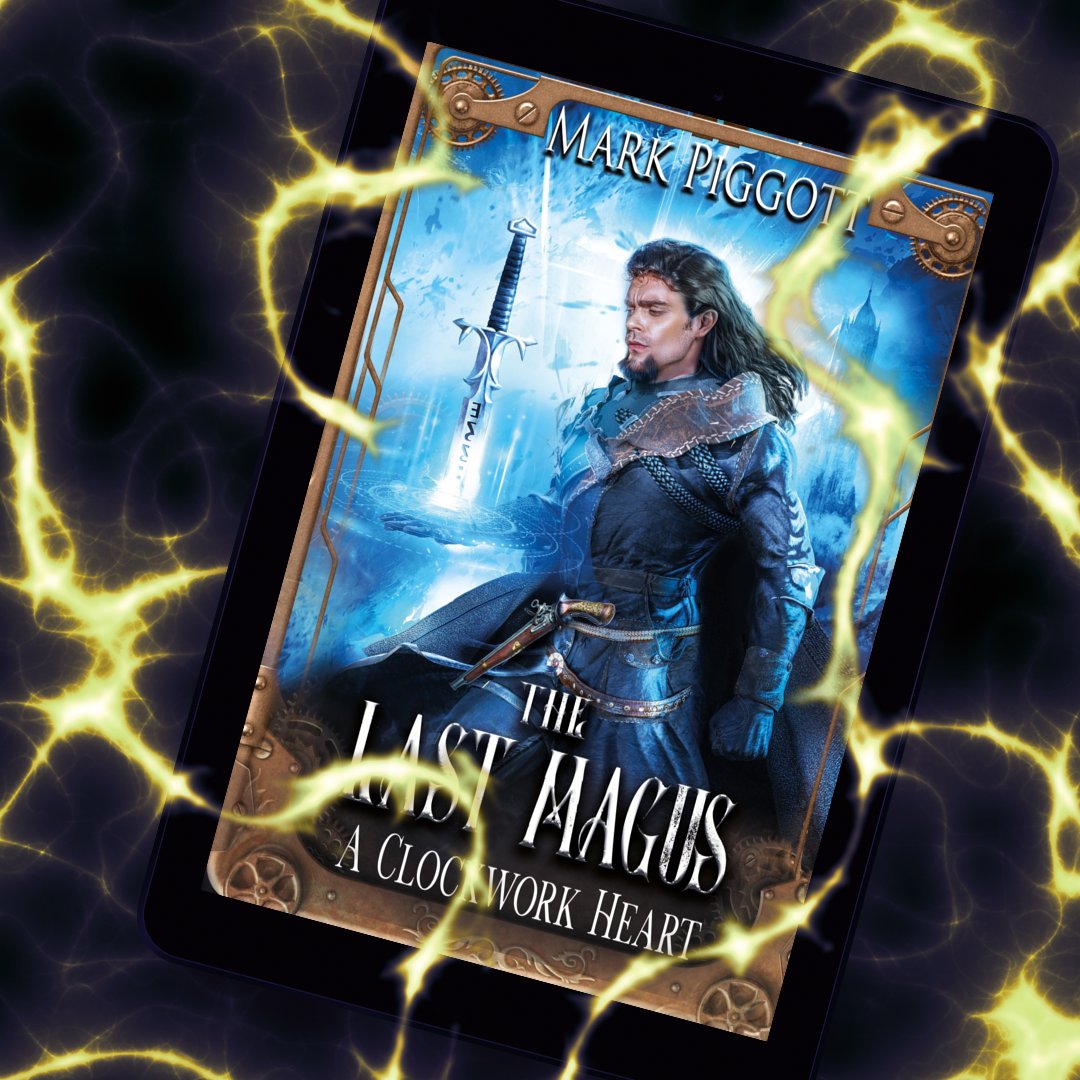 Marcus Gideon has no memory of his past, his life saved by A CLOCKWORK HEART. He was rescued by a Magus, a legendary warrior-wizard searching for an apprentice. Is Gideon destined to be THE LAST MAGUS? #steampunk #fantasy #awardwinning #indiebooksbeseen linktr.ee/authormpiggott