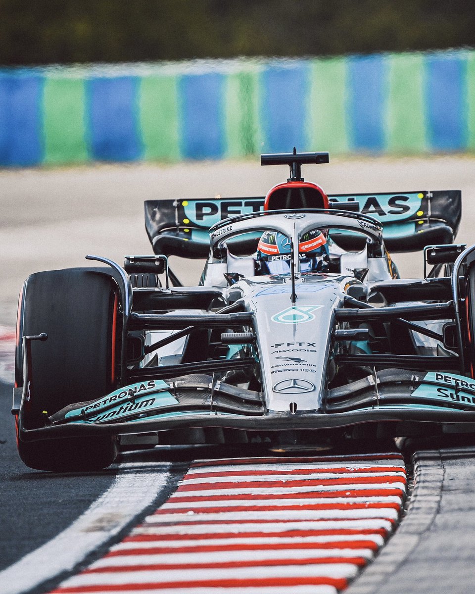 amgmotorsport's tweet photo. What a lap!!! 🔥 George takes POLE POSITION at the #HungarianGP, his first ever in F1. 

Let’s hear it, team! 👏🤩🏁 

@MercedesAMGF1 #WeLivePerformance #MercedesAMGF1 https://t.co/9eXAeJqjg6
