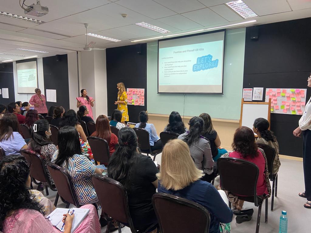 SwapnaEDU's tweet image. Exploring creating rubrics for mapped genres with Fountas and Pinnell. #Orientation @oismumbai @aarti_chellwani @nehaminda #learningcoaches @EmmaDelaney