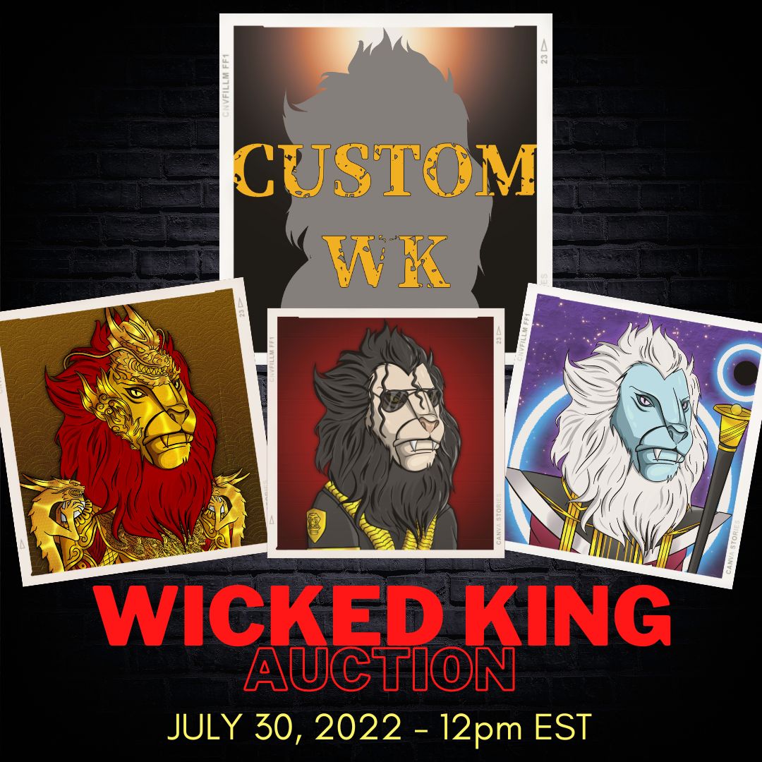 AlgoWickedKing's tweet photo. 🚨🚨HAPPENING NOW!!🚨🚨
🚨🚨WICKED KING AUCTION!!!🚨🚨

4 Kings are being auctioned on @ALGOxNFT
https://t.co/PidhLHKVX4

The starting price will be 125A and the auction will last for 24 hours. �� https://t.co/70fMGbxptD