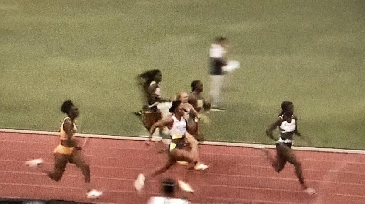 Congratulations to Tamari Davis @therealtamari on her semi-finals (100m - 1st - 10.87) at the Ed Murphey Classic! This is a Personal Best and the Second Fastest Time Ever by an under-20 athlete! #TeamOTM @adidasrunning @CoachGary17