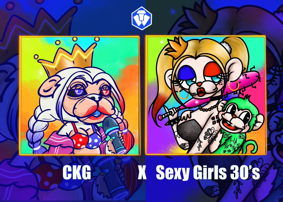 Available Now
📣New Collab📣 
🐵CKG  VS Sexy Girls 30’s 🐱  <a href="/kwaneiei93/">BrokeNCaT | Kuymeow | NFT</a> 

CKG.  crypto.com/nft/collection…

Sexy Girls 30’s  crypto.com/nft/collection…

#NFTCommmunity #cro #crofam <a href="/cryptocomnft/">Crypto.com NFT</a>