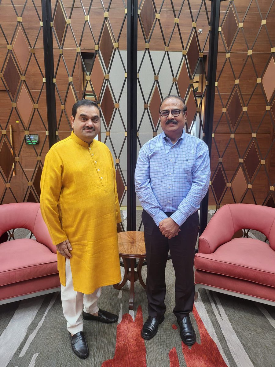Had the pleasure to host Padma Bhushan Dr Krishna M Ella in Ahmedabad. May he inspire millions of Indians to follow his footsteps and strengthen an Atmanirbhar Bharat. Covaxin's launch was one of the most defining moments when the world felt India's presence. <a href="/BharatBiotech/">Bharat Biotech</a>