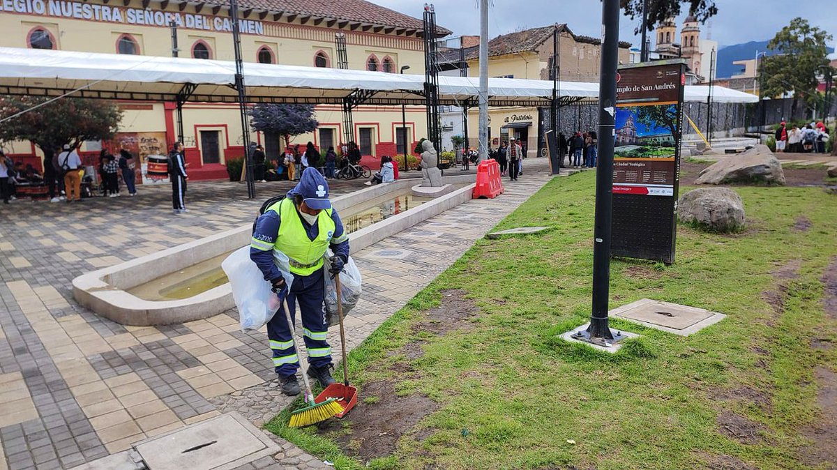 Este es el #ParqueRumipamba, un punto de la ciudad que nos sentimos orgullosos y orgullosas de cuidar como #Pastusos que somos.

El amor por nuestra ciudad verdaderamente se siente 😀❤️