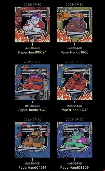 6.5ADA - 1500 #Paperhands - what to expect beside holding one of the most creative #PFP Drop on #Cardano Blockchain?

Grab yours asap at paperhandclub.com 

You won't be disappointed with the #creativity we put in 🔥

#cardano #cnft #cnftcollection #cnftdrop #paperhandclub