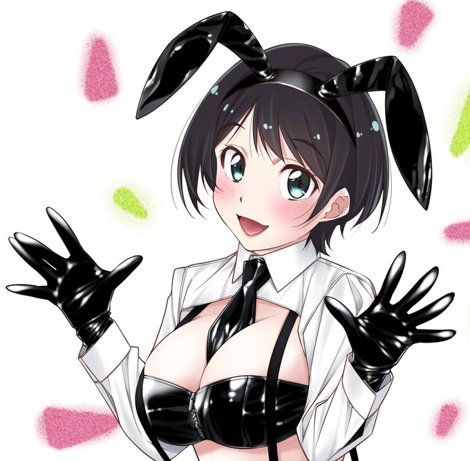 今月も応援してくれたみんなへ
ワタシから感謝のイラスト描いたので見て喜んでくれよな(≧▽≦)
暑い時こそテカテカしたバニーイラストが映える!!!
#彼女お借りします 