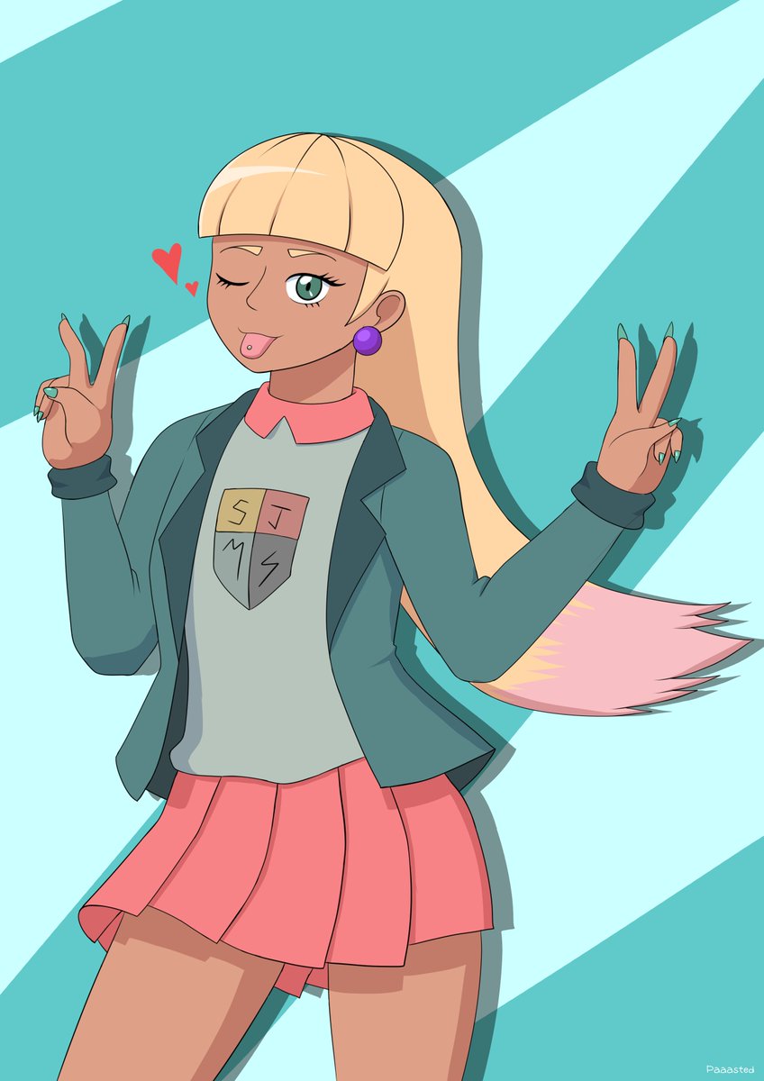 Working on commissions (6/8) on Twitter "RT Paaasted Art trade with