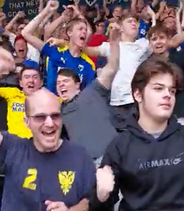 DarrenMaskell's tweet photo. Currie goal: A limbs story #afcw #wombles #weACTUALLYwonagame https://t.co/K9wcAzMwED