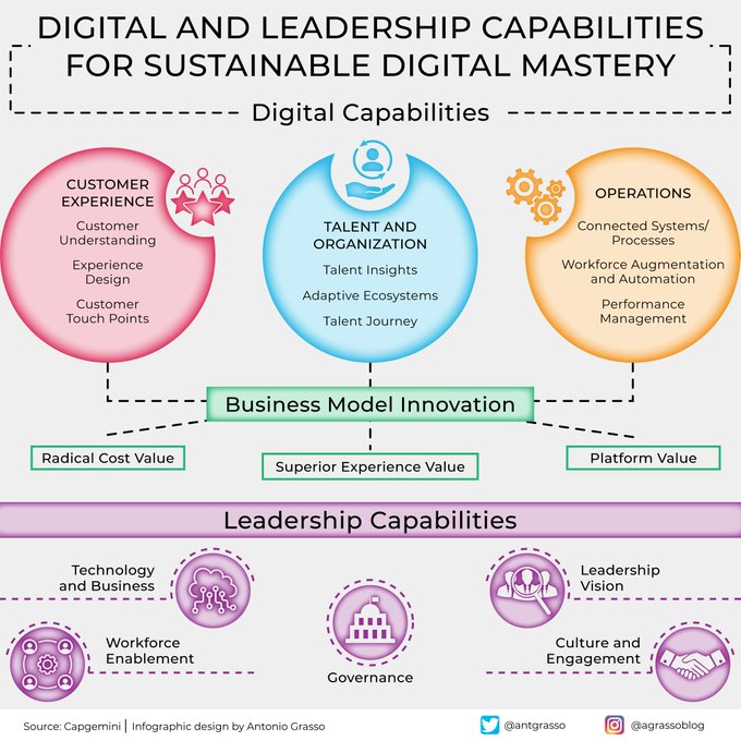 Mastery in leading a digital transformation project is evident where leaders approach change holistically. The alternative is to create digital silos with no way out. RT <a href="/antgrasso/">Antonio Grasso</a> #DigitalTransformation #leadership #CEO