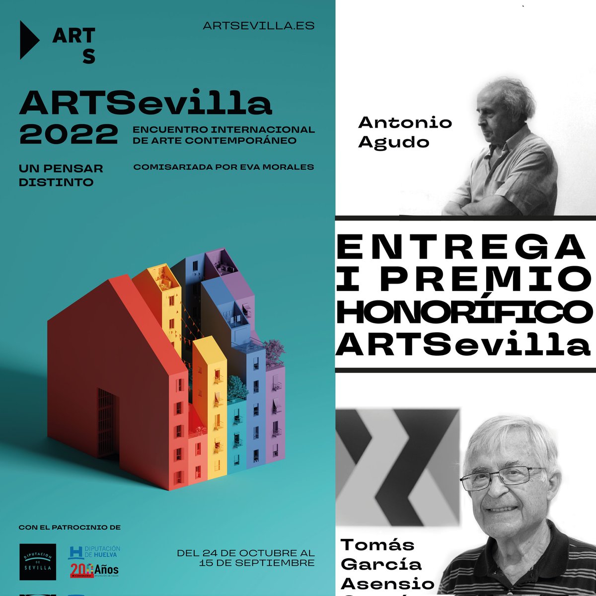 Día 8 de septiembre a las 18.45h - JUEVES
___________________________
¡ATENCIÓN! ⚠️ Ha habido cambios en las dos últimas mesas redondas de <a href="/ArtSevilla/">ARTSevilla</a> 

¿Dónde será? CASA DE LA PROVINCIA - Plaza del Triunfo, 1, Sevilla

¿De qué hablaremos? MESA REDONDA moderada por #EvaMorales