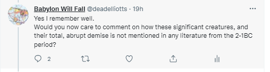 deadelliotts's tweet photo. @TakeThatDarwin @Zirnike @RJDownard @ZaBong69 @Karxy__ @TBesserwisser @WoopsWoah @Rob70808509 @firewirenz @AlexMurdoch7 @WestDockWharf @hungtran11 @EeveeFaye1 @donalynette @AtheistsRead @Xenomarc @NPSpock @Raymo72135972 @DanielJNickolas @Key3Skeleton @gpike_ @JerryMcPhers @LustfulLiberal @RichardDawkins 2-1BC *SHOULD* have read read 2-1K BC. 
But it didn't. 
So I'll take that on the chin, and trust y'all gleefully enjoy  the derision in spite of the (reasonably obvious) omission.
Still. Clarity is important, and that concept caused me to look back over my recent tweets...(1) https://t.co/CjMVJtWdH0