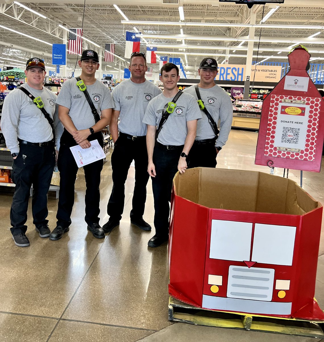 Stop by <a href="/Walmart/">Walmart</a> 951 SW Wilshire from 11-1:00 to meet <a href="/BurlesonPolice/">Burleson Police</a> and <a href="/BurlesonFire/">Burleson Fire Department</a> as we collect school supplies for the clients of Harvest House.