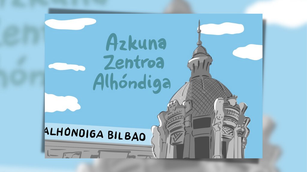 Sights from #Spain! #Alhóndiga Bilbao was designed by Basque architect Ricardo #Bastida in 1909. Then in 1994, The Basque Government had it renovated into a sports and culture center. <a href="/ifvp/">IFVP</a> Conference! #26LettersAZ #drawingtheworldtogether #weareIFVP #visualpractitioner