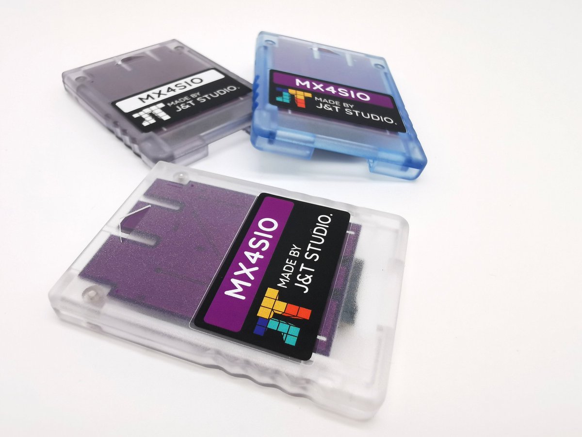 info_JT_Studio_'s tweet photo. 👏Different colors of MX4SIO Memory Cards.
Which one do you like?
#MX4SIO #PlayStation2
https://t.co/T5W2JksmV2 https://t.co/aX8qGo3j6m