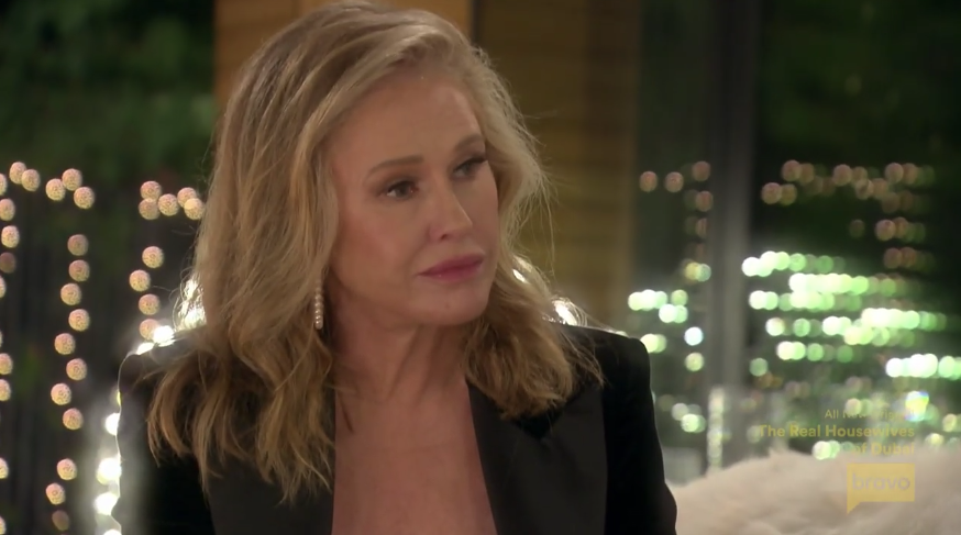 queensofbravo's tweet photo. Kathy having to sit thru Erika's apology about not attending Paris' wedding, I just know Kathy is thinking, "I'm so glad I asked for that raise." #RHOBH https://t.co/b3QlL7nNYo