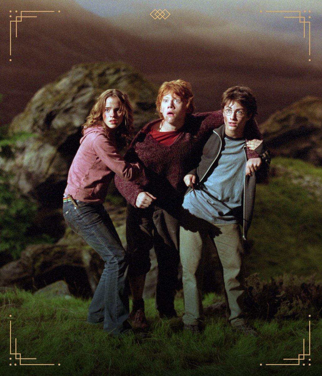 wizardingworld's tweet photo. 'Books! And cleverness! There are more important things – friendship and bravery' ❤ Celebrate #InternationalDayOfFriendship by telling us your favourite Golden Trio moment! https://t.co/8BRpvF7Mfb