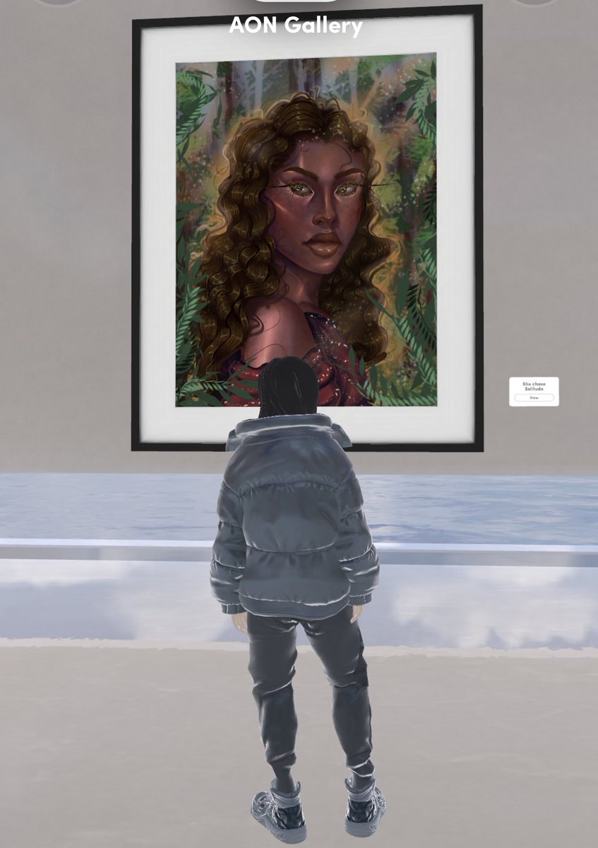 Artbylaaisu's tweet image. My artwork ‘She chose Solitude’ in the AON gallery on @spatialxr 

Come have a look🤍

🔗 spatial.io/s/Amazons-of-N…

#AONExhibition