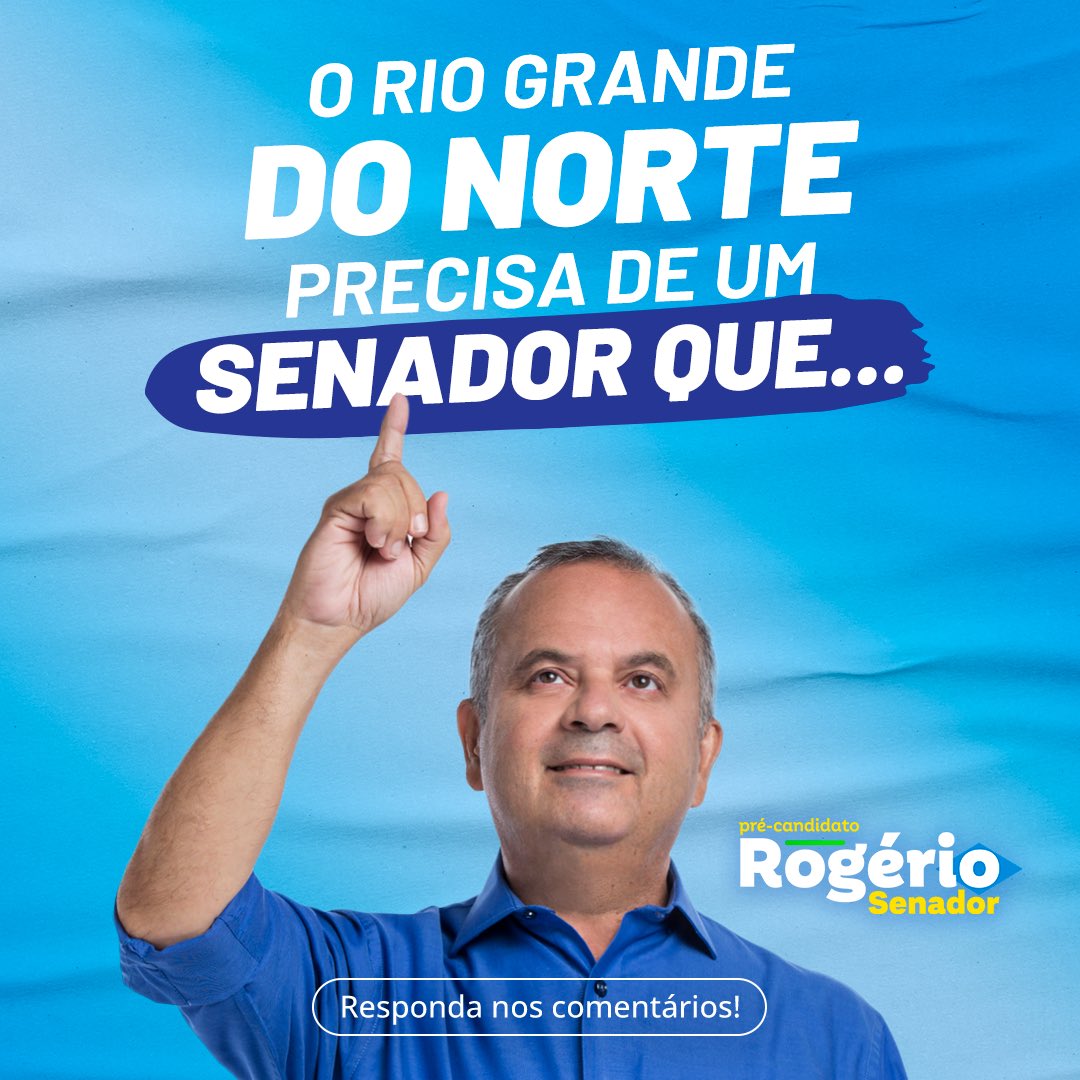 rogeriosmarinho's tweet photo. E aí meus amigos seguidores, vamos interagir? 😉

#RogerioTaON #Senador https://t.co/WiqvyvCjEs