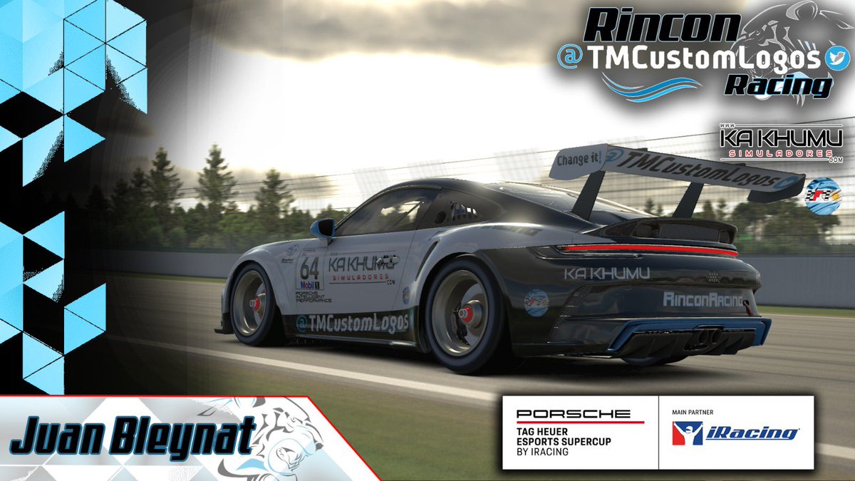 PreQ PESC!🏁

Segunda fecha del <a href="/PorscheRaces/">Porsche Motorsport</a> Porsche TAG Heuer Esports Supercup donde nuestro Juanito buscara un gran resultado luchando contra los mejores pilotos!!💪

🙎🏻‍♂️<a href="/BleynatJuan/">Juan Bleynat</a> 
🏴󠁧󠁢󠁥󠁮󠁧󠁿 Silverstone
🚗 Porsche CUP 992
⏰ 22:45hs 🇪🇸 
Suerte! 🙌

<a href="/TMCustomLogos/">TMCustomLogos</a> <a href="/Ka_Khumu/">KA KHUMU Simuladores</a>