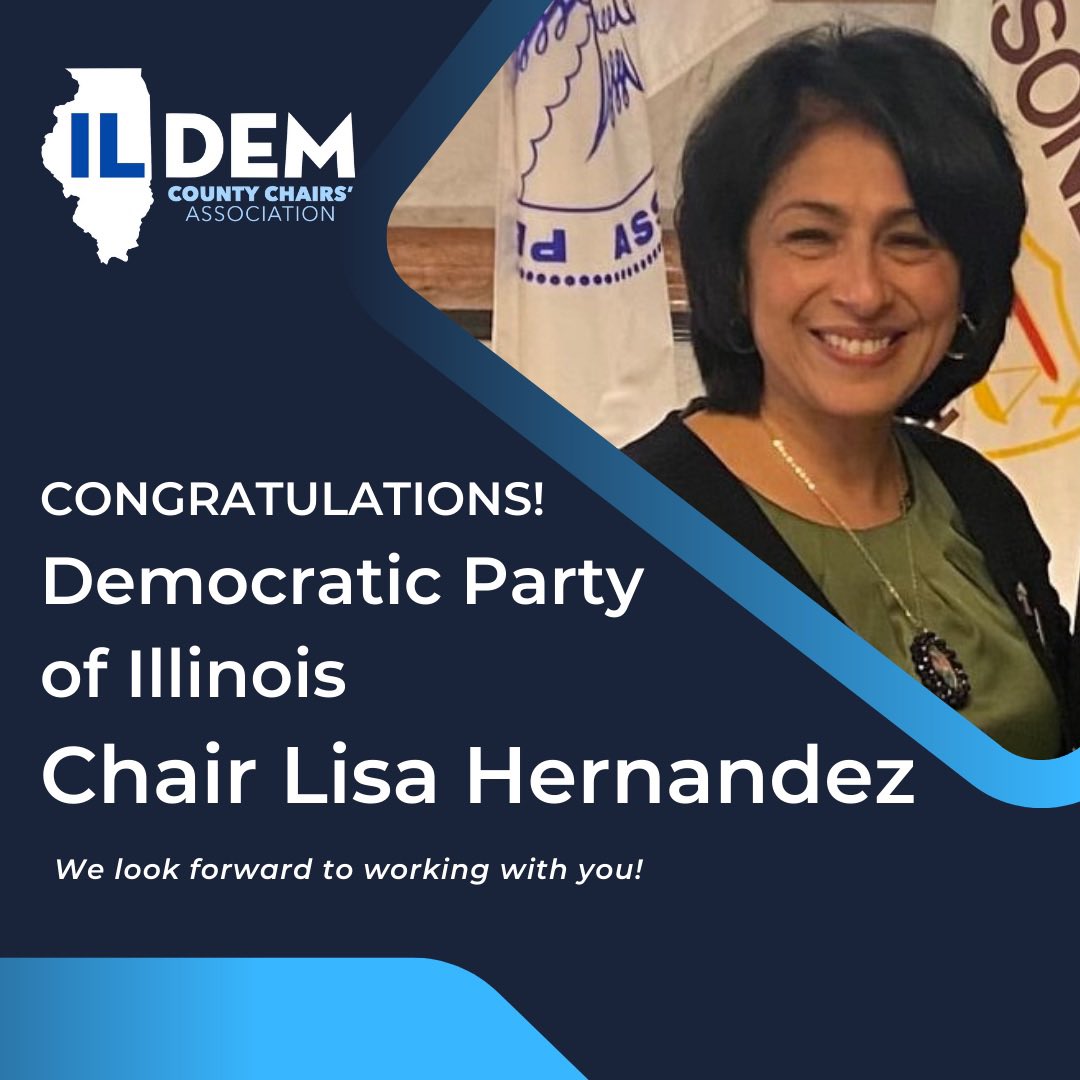 ILDCCA's tweet photo. Congratulations @illinoisdems Chair @RepHernandez! https://t.co/AUF9A2jTEt