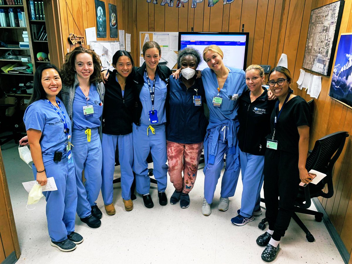 Zoe Teton, MD (@zoeteton) on Twitter photo First female resident #neurosurgery team at <a href="/HarborUCLA/">Harbor-UCLA Medical Center</a> this week🎉 On Tuesday, it was an ALL female team, from subIs to PAs. A nurse walked into the NSGY workroom saying she had never in her 20 years of being there seen only women in that room! 💪 #ILookLikeASurgeon <a href="/UCLANsgy/">UCLA Neurosurgery 🧠</a> First female resident #neurosurgery team at <a href="/HarborUCLA/">Harbor-UCLA Medical Center</a> this week🎉 On Tuesday, it was an ALL female team, from subIs to PAs. A nurse walked into the NSGY workroom saying she had never in her 20 years of being there seen only women in that room! 💪 #ILookLikeASurgeon <a href="/UCLANsgy/">UCLA Neurosurgery 🧠</a>