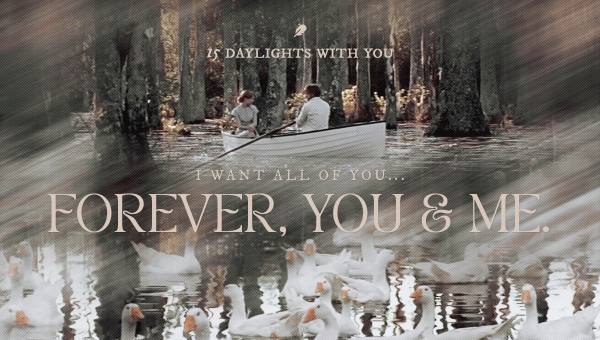 blvckravcn's tweet image. ⠀
⠀ 
          ﹙  𝙵𝙸𝙵𝚃𝙴𝙴𝙽 𝒹𝙰𝚈𝙻𝙸𝙶𝙷𝚃𝚂  ﹚
            The best 𝒍ove is the kind
            that awakens the soul  ៸៸
⠀ 
⠀