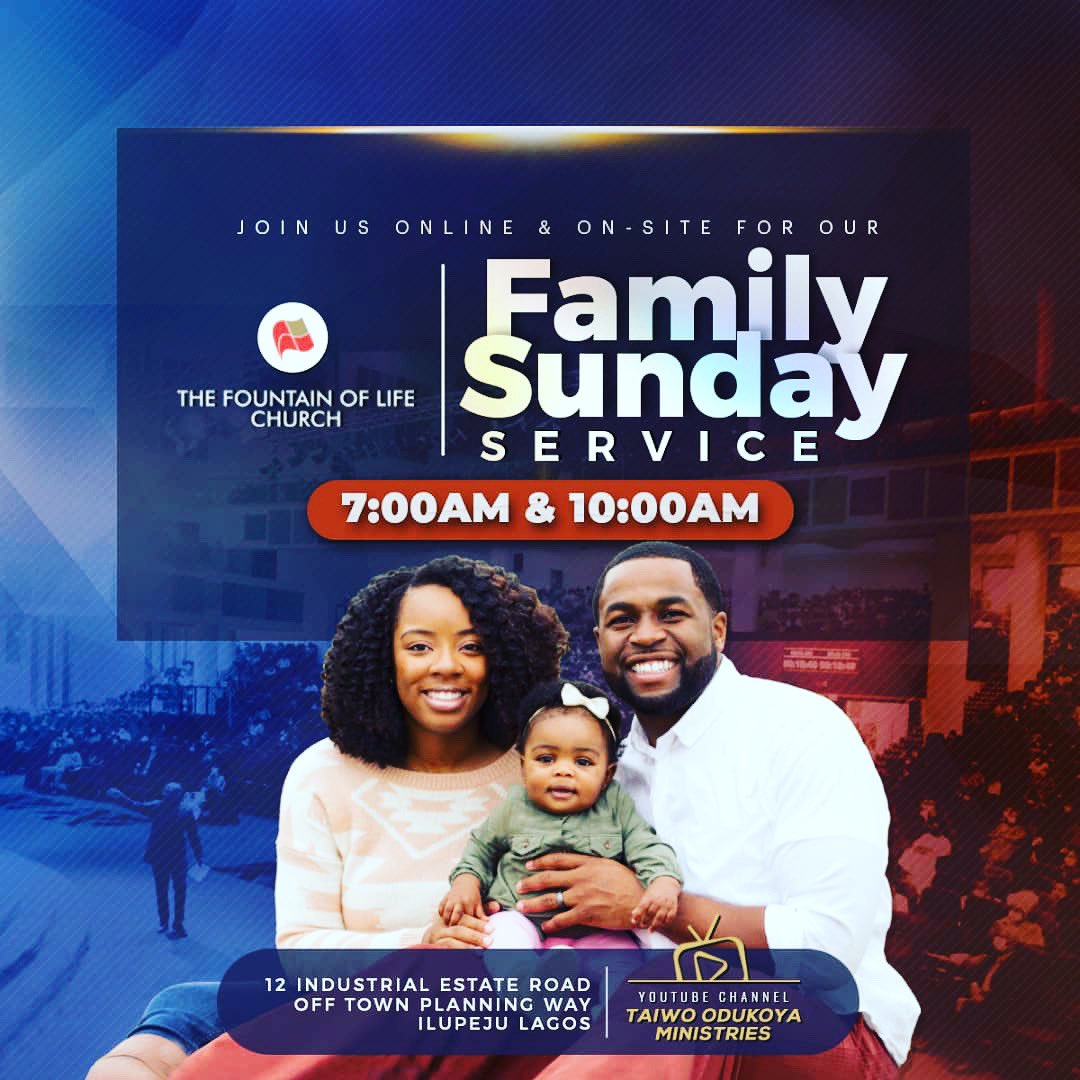 TFOLC's tweet photo. Seats have been specially reserved for you and your family this Sunday, July 31. 2022 as we fellowship with one another and draw strength from God.
Time: 7am/10am
Your appointed time is now!
#FamilySundayService #WorshipAtFountain #GodsRevealingGlory #TFOLC #FountainOfLife https://t.co/Iys0LPKfuJ