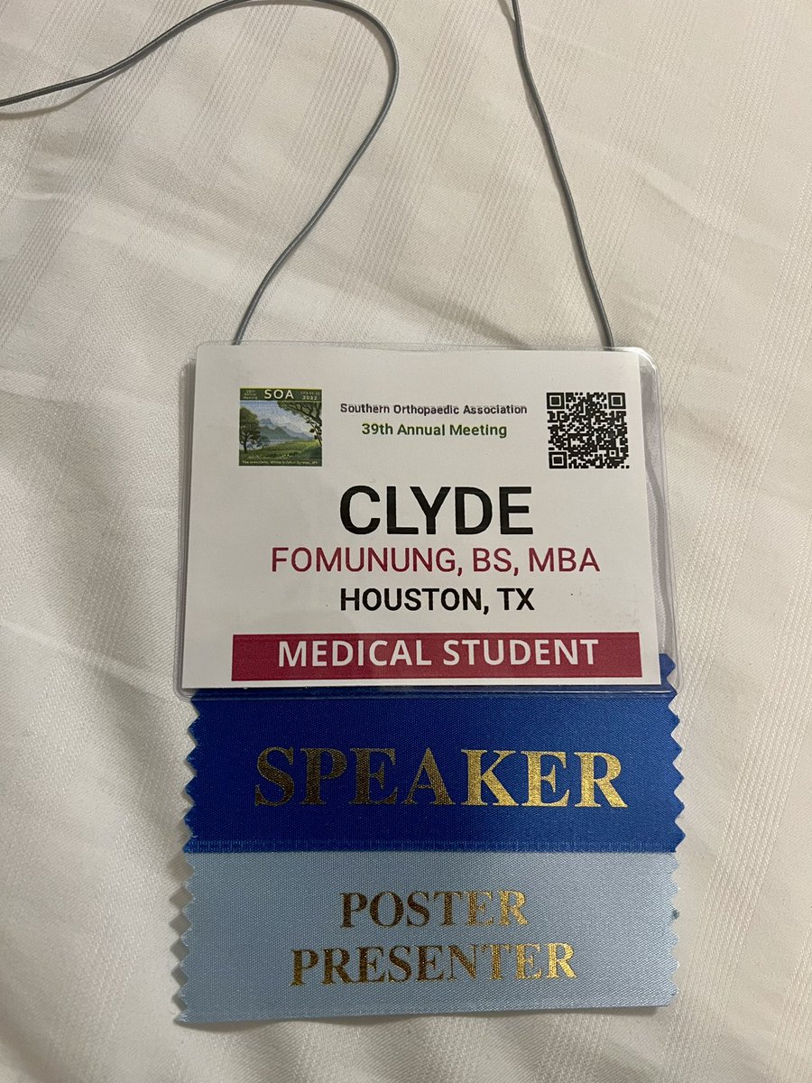 ClydeF_MD's tweet image. Being able to present our research is an opportunity I’m grateful for. Here are some highlights from #SOA2022