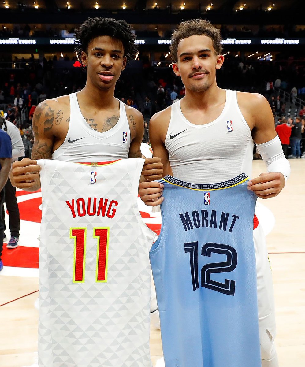 NBA Memes (@nbamemes) on Twitter photo Whoโs better, Ja Morant or Trae Young? Whoโs better, Ja Morant or Trae Young?