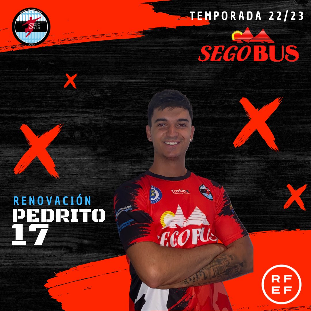 #Renovaciones | #segundaB
Tendrá la oportunidad de seguir demostrando en la cancha que es un jugador diferente, de los que queremos ver en el campo los que tenemos pasión por el fútbol sala.
Una temporada más con SEGOSALA.