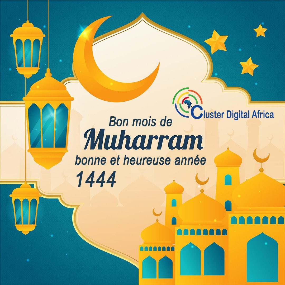 clusterdafrica's tweet photo. Le Cluster Digital Africa souhaite un bon mois de Muharram à toute la Communauté Musulmane.

Bonne et heureuse année 1444 et pleine de réussite et de positivités dans nos projets.

#cda #cdasocial #cdavisio #annee1444 #cdacommunauté #réseauxsociaux
@AmadouDiawaraMl https://t.co/5nErOpU2Sd