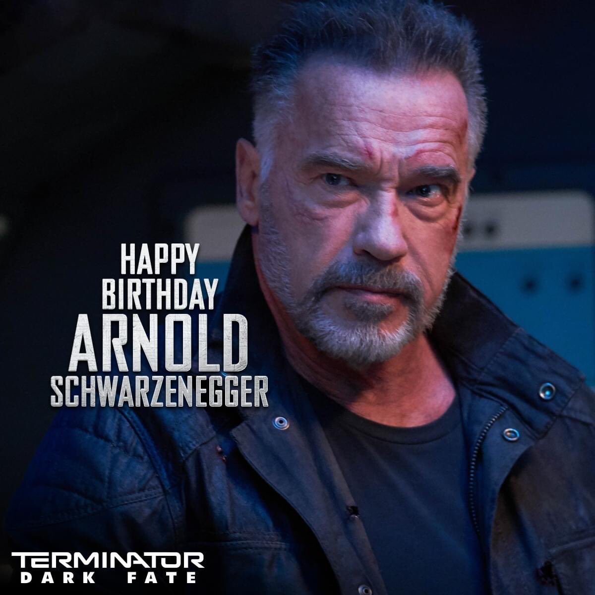 Wishing Arnold a bright future and a Happy Birthday! Once a hunter, now a protector of humanity. Watch Terminator Dark Fate today on Arnold Schwarzenegger’s birthday! paramnt.us/BuyTerminatorDF